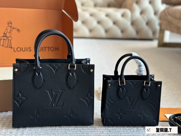 LV onthego shopping bag