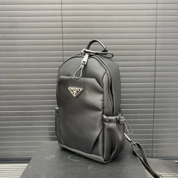 Prada Nylon Chest Bag Crossbody Shoulder Bag