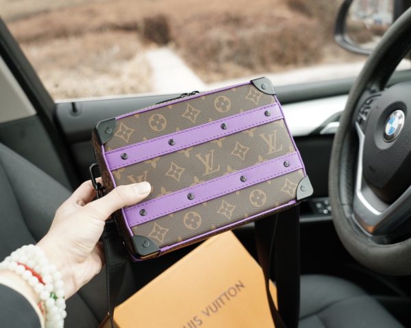 LV crossbody shoulder bag purple