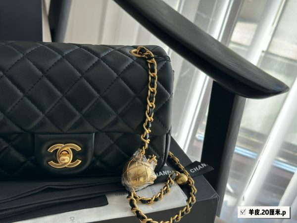 Chanel Golden Ball CF17 Black 20*12cm