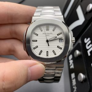 Patek Philippe Nautilus Series White Steel White Surface