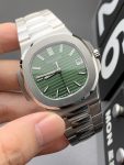 Patek Philippe Nautilus Series White Steel Green Dial