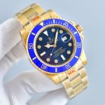 Rolex Submariner Series Gold and black/blue Water Ghost