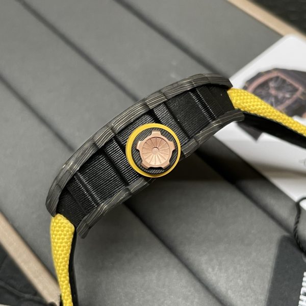 Richard Miller RM12-01 Gold Carbon Fiber Composite Perpetual Tourbillon