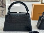 LV Capucines Lady Bag  black Size 20 28