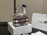 Dior Embroidered Princess Diana Bag 24*20cm