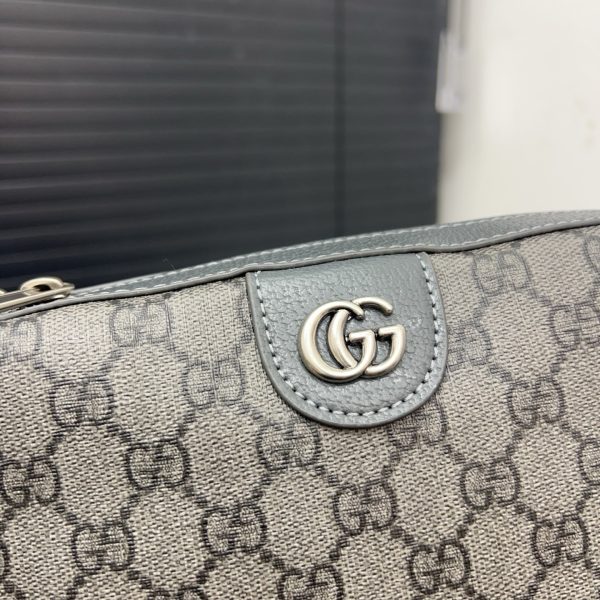 Gucci Ophidia Camera Bag Crossbody Shoulder Bag Grey