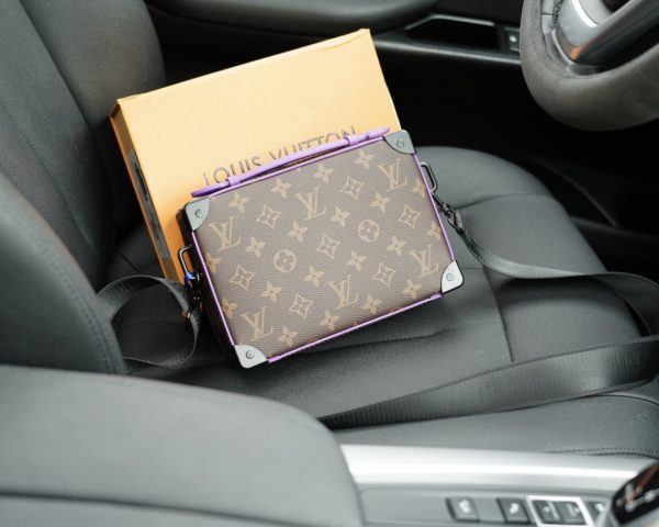 LV crossbody shoulder bag purple