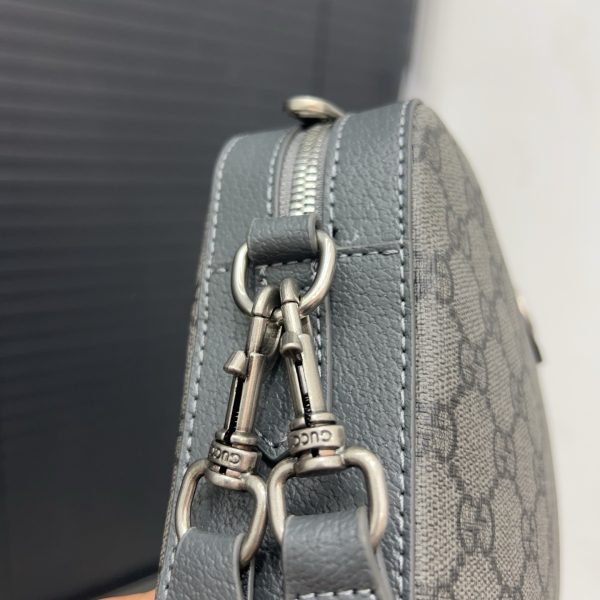 Gucci Ophidia Camera Bag Crossbody Shoulder Bag Grey