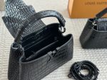 LV Capucines Lady Bag  black Size 20 28