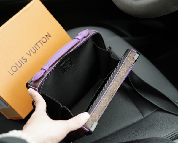 LV crossbody shoulder bag purple