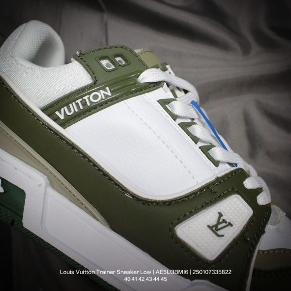 LV Trainer Sneaker Low Sports Series Low-top Retro All-match Leisure Sports Culture Basketball Sneakers