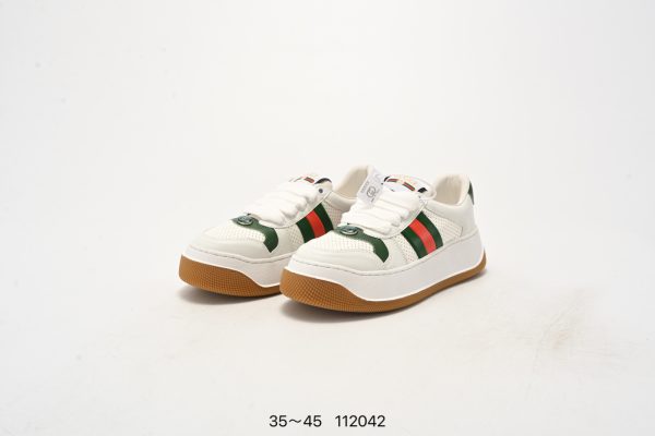 Gucci chunky b series webbing sneakers