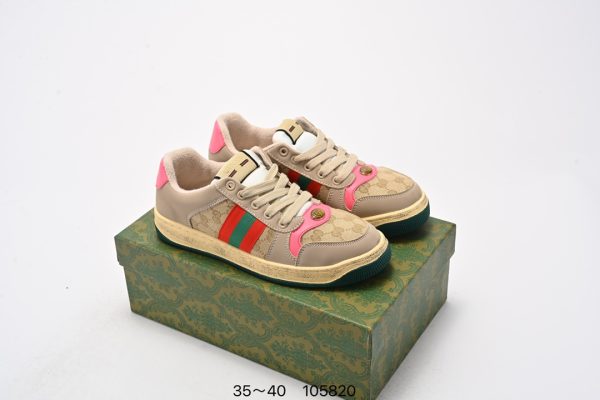 Gucci Screener GG sneaker classic retro versatile dad sneakers