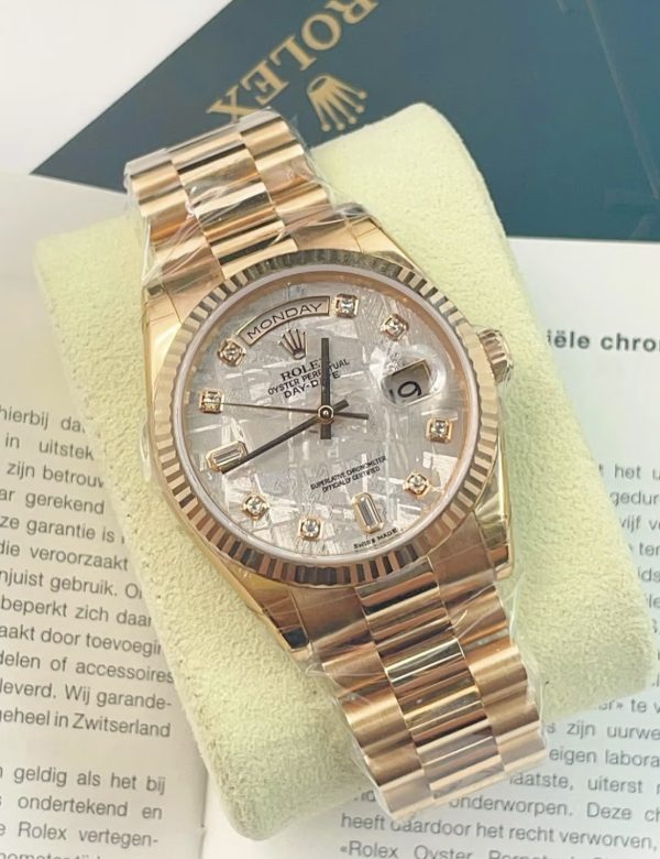 Gold Rolex Meteorite Datejust36mm