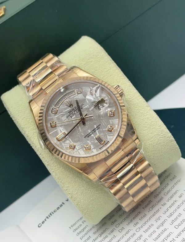 Gold Rolex Meteorite Datejust36mm