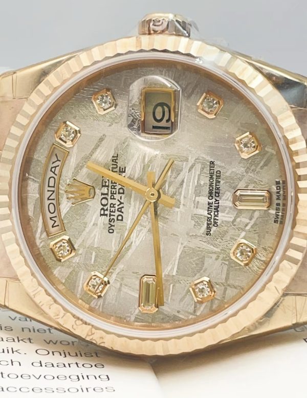 Gold Rolex Meteorite Datejust36mm